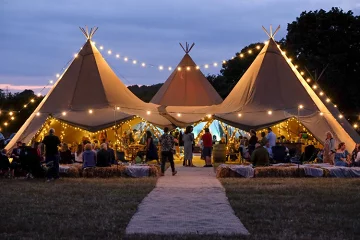 Tribeca Tipis - Giant tipi hire in Sussex, Surrey and Kent 