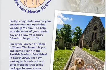 Home is Where the Hound Is Wedding ChaPAWrone 
