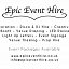 Epic Event Hire