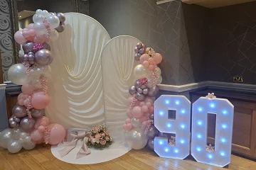 Blossoms and Balloons Event Styling