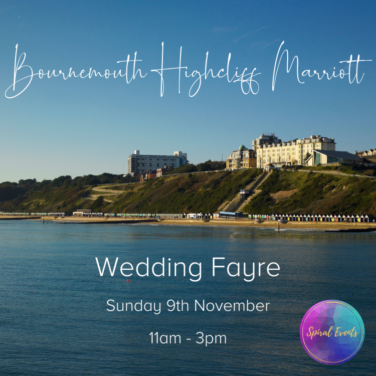 Bournemouth Highcliff Marriott Wedding Fayre - 9th November 2025