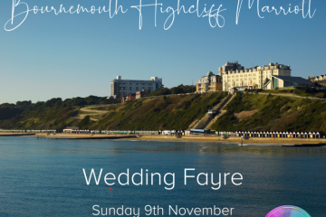 Bournemouth Highcliff Marriott Wedding Fayre - 9th November 2025