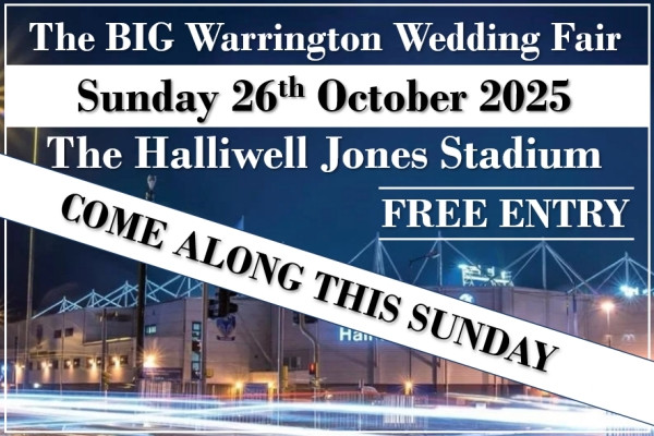 The BIG Warrington Wedding Fair (26th October) - 26th October 2025