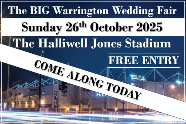 The BIG Warrington Wedding Fair (26th October) - 26th October 2025