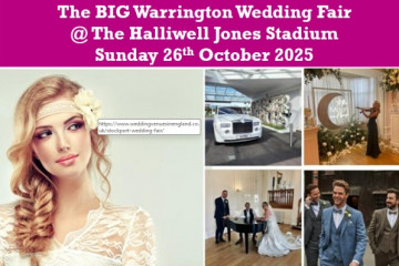 The BIG Warrington Wedding Fair (26th October) - 26th October 2025