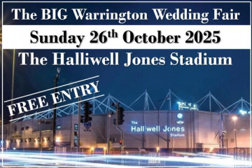 The BIG Warrington Wedding Fair (26th October) - 26th October 2025