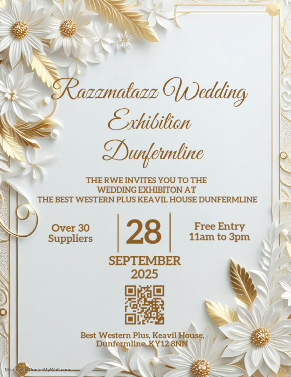 Razzmatazz Wedding Exhibition - Dunfermline - 28th September 2025