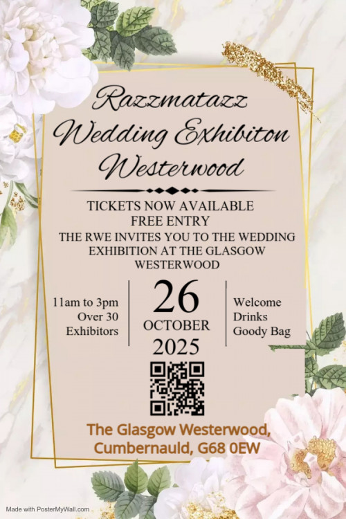 Razzmatazz Wedding Exhibition - Cumbernauld - 26th October 2025