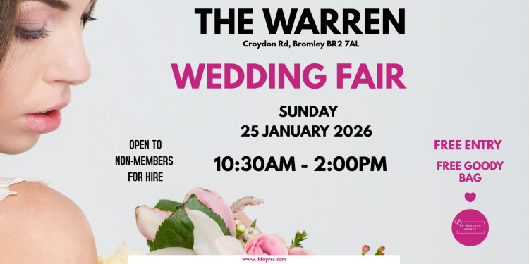 LK Wedding Fayre at The Warren, Bromley - 25th January 2026