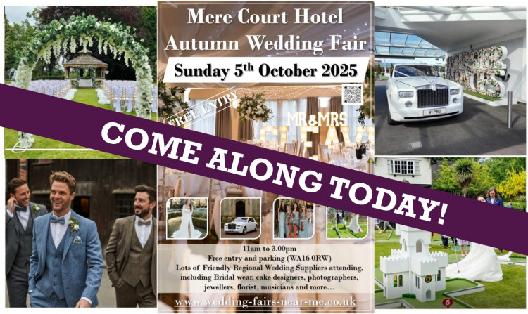 Mere Court Hotel Cheshire Wedding Fair (5th October) - 5th October 2025