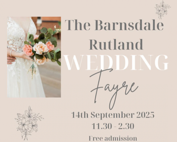 The Barnsdale Hotel Rutland Wedding Fayre  - 14th September 2025