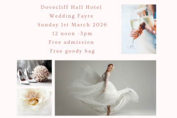 The Dovecliff Hall Hotel Wedding Fayre  - 1st March 2026