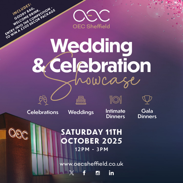 OEC Sheffield Wedding & Celebration Showcase - 11th October 2025