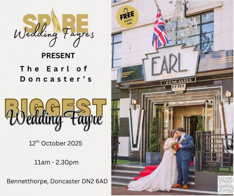 Wedding Fayre at Earl of Doncaster - 12th October 2025
