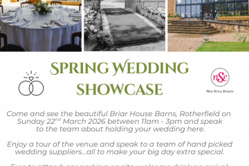 Briar House Barns Wedding Showcase - 22nd March 2026