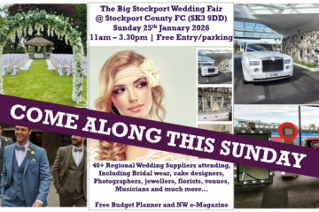 The BIG Stockport Wedding Fair (25th January) - 25th January 2026