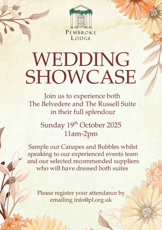 Pembroke Lodge Autumn Wedding Showcase  - 19th October 2025
