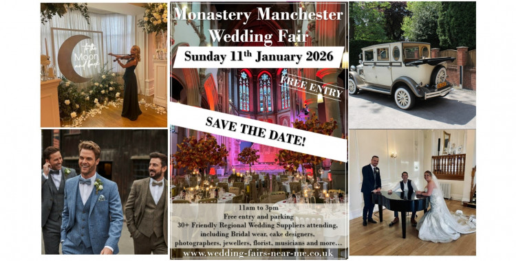 The Monastery Manchester Wedding Fair (11th January) - 11th January 2026