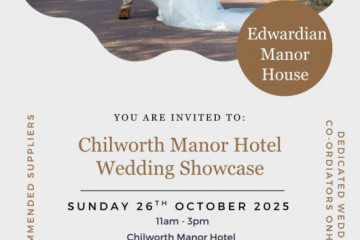 Chilworth Manor Hotel Wedding Fayre - 26th October 2025