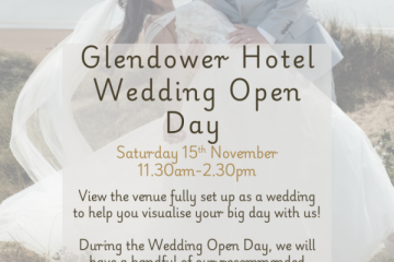Glendower Hotel Wedding Open Day - 15th November 2025