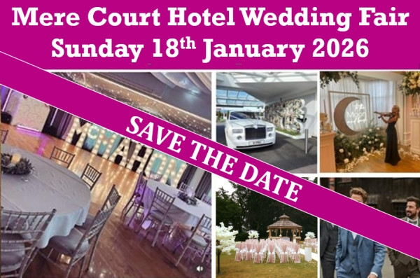 Mere Court Hotel Cheshire Wedding Fair (18th January) - 18th January 2026