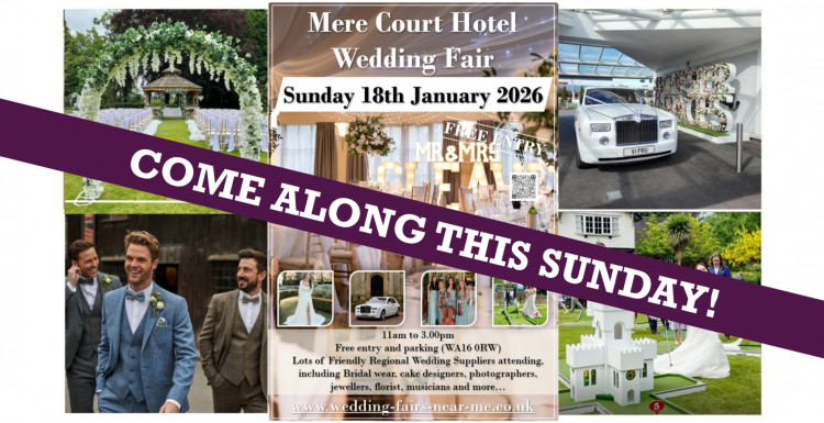 Mere Court Hotel Cheshire Wedding Fair (18th January) - 18th January 2026