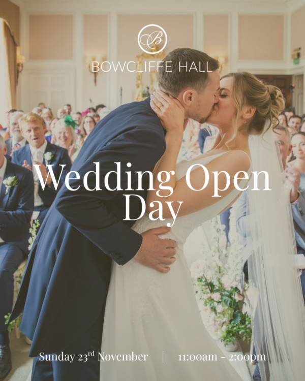 Bowcliffe Hall Wedding Open Day - 23rd November 2025