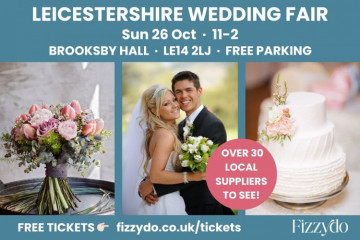 Leicestershire Wedding Fair  - 26th October 2025