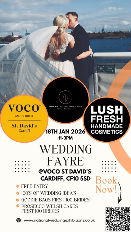 Wedding Fayre 18th Jan, Voco St Davids The Big One  - 18th January 2026