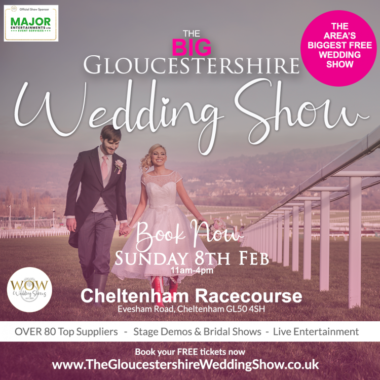 The Gloucestershire Wedding Show at Cheltenham Racecourse - 8th February 2026