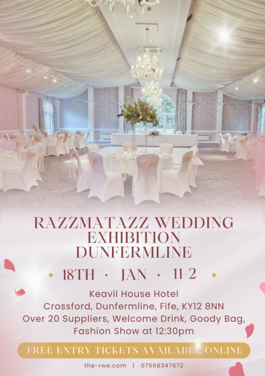 Razzmatazz Wedding Exhibition - Dunfermline - 18th January 2026