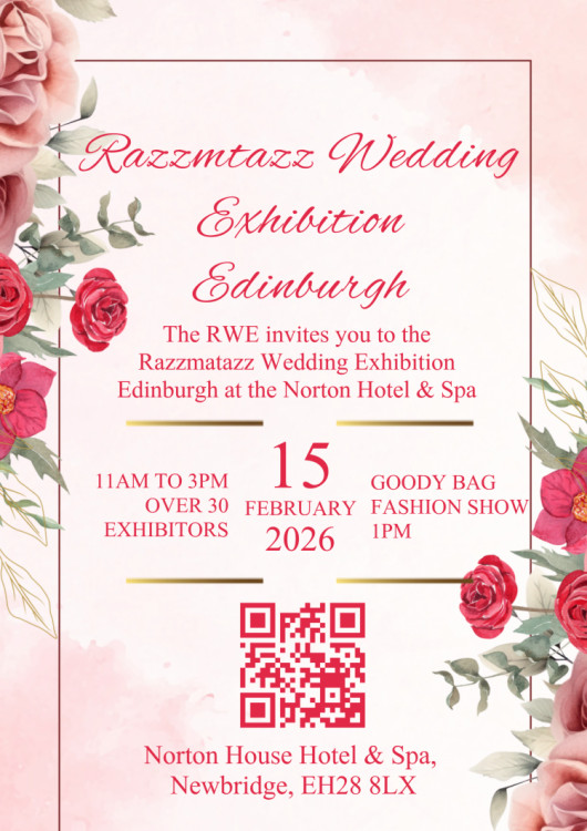 Razzmatazz Wedding Exhibition - Edinburgh - 15th February 2026