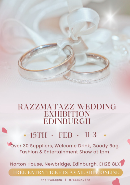 Razzmatazz Wedding Exhibition - Edinburgh - 15th February 2026