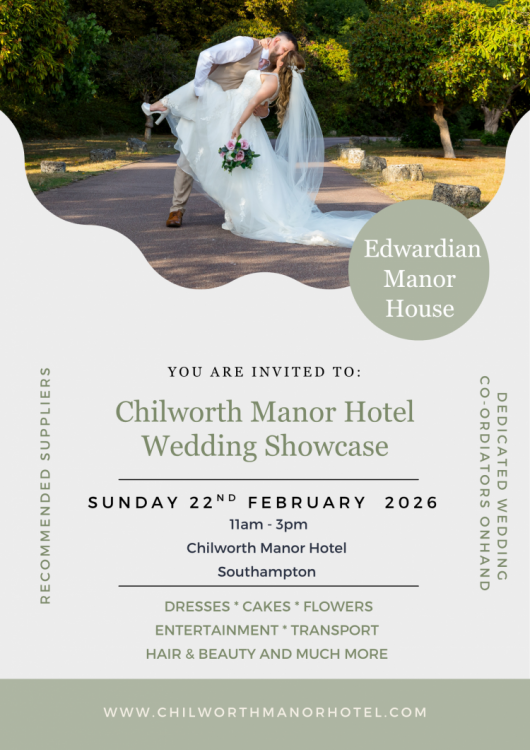 Chilworth Manor Hotel Wedding Fayre - 22nd February 2026