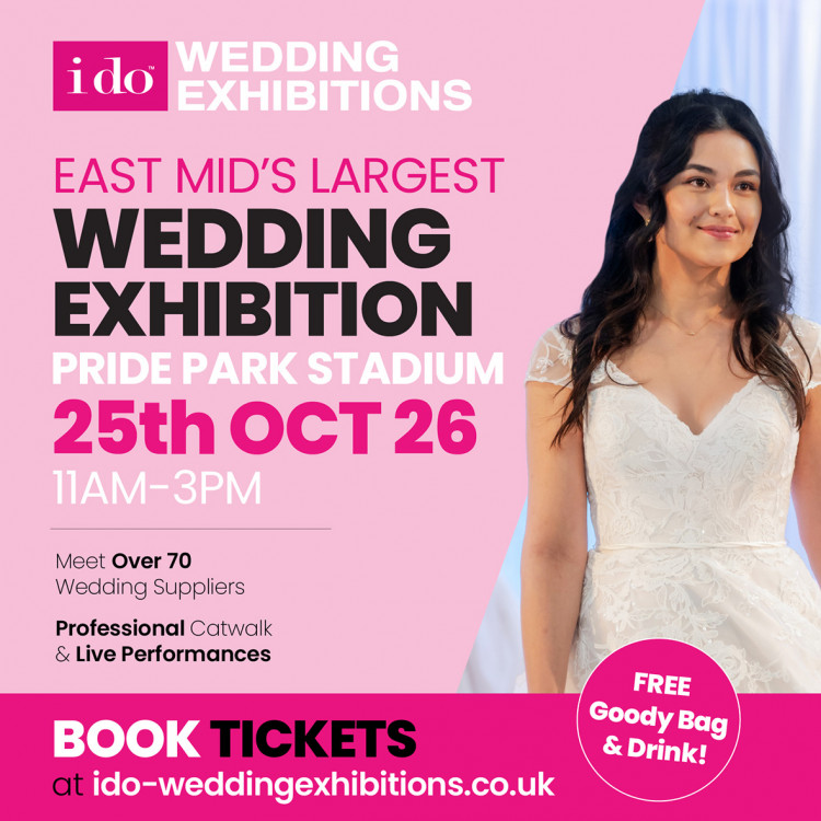 East Midlands I Do Wedding Exhibition Pride Park Stadium - 25th October 2026