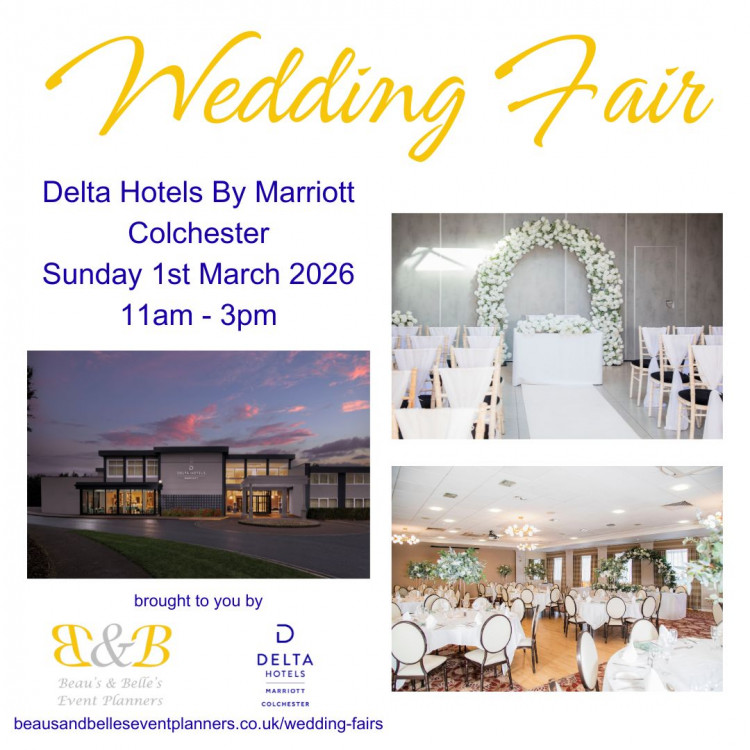 Delta Hotels By Marriott Colchester Wedding Fair - Spring 26 - 1st March 2026