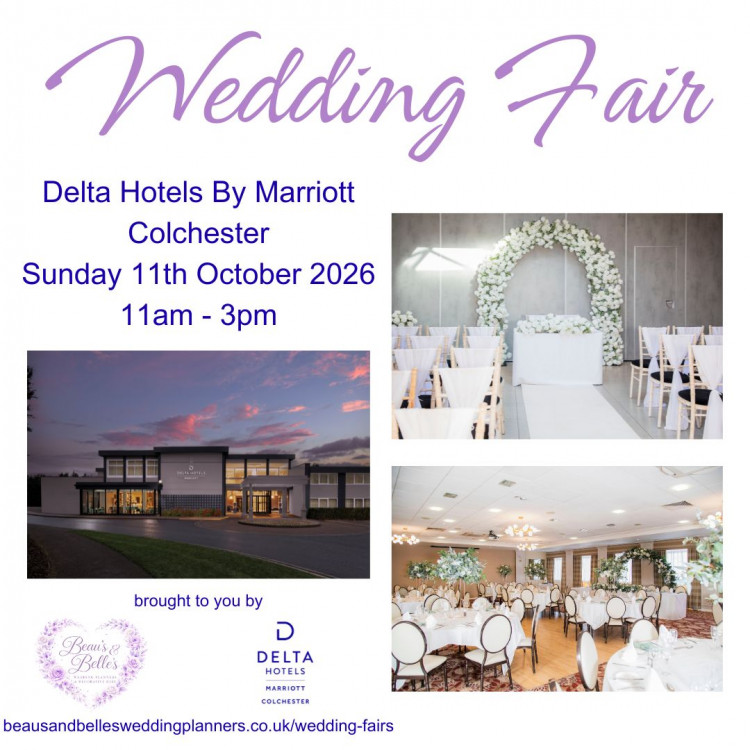 Delta Hotels By Marriott Colchester Wedding Fair - Autumn 26 - 11th October 2026