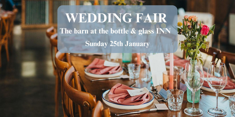 The barn at the bottle & glass INN  Wedding Fair - 25th January 2026