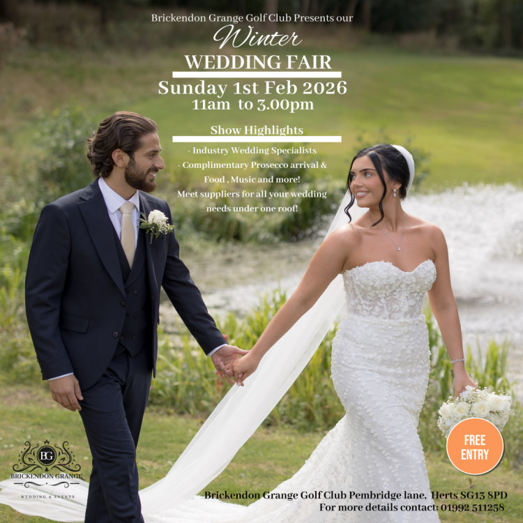 Brickendon Grange Golf Club Wedding Fair - 1st February 2026