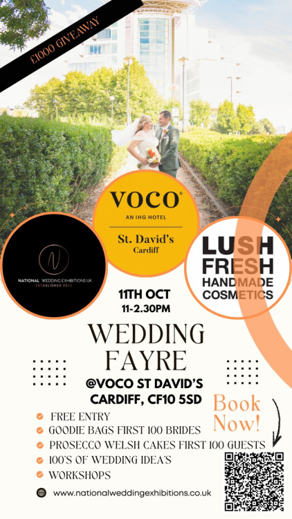 Wedding Fayre 11th Oct, Voco St Davids, The £1000 giveaway - 11th October 2026
