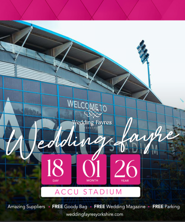 The BIG Wedding Show in Huddersfield - 18th January 2026