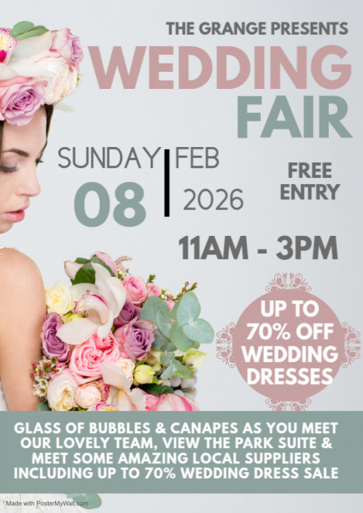 The Grange Wedding & Event Fair - 8th February 2026