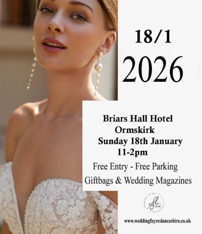 Wedding Fayre at Briars Hall Hotel in Ormskirk - 18th January 2026