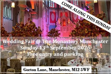 The Monastery Manchester Wedding Fair (13th September) - 13th September 2026