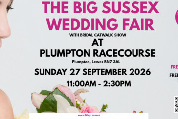 THE BIG SUSSEX WEDDING FAIR AT PLUMPTON RACECOURSE - 27th September 2026