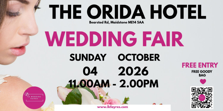 THE ORIDA HOTEL, Maidstone WEDDING FAIR  - 4th October 2026