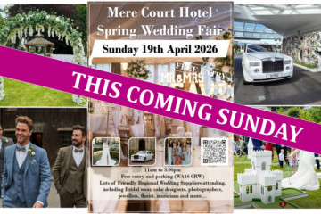Mere Court Hotel Cheshire Wedding Fair (19th April) - 19th April 2026