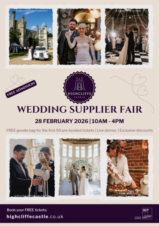 Highcliffe Castle Wedding Supplier Fair - 28th February 2026