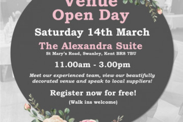 The Alexandra Suite ﻿Swanley Venue Open Day - 14th March 2026