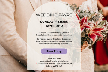 St. Helens Hotel Wedding Fayre - 1st March 2026